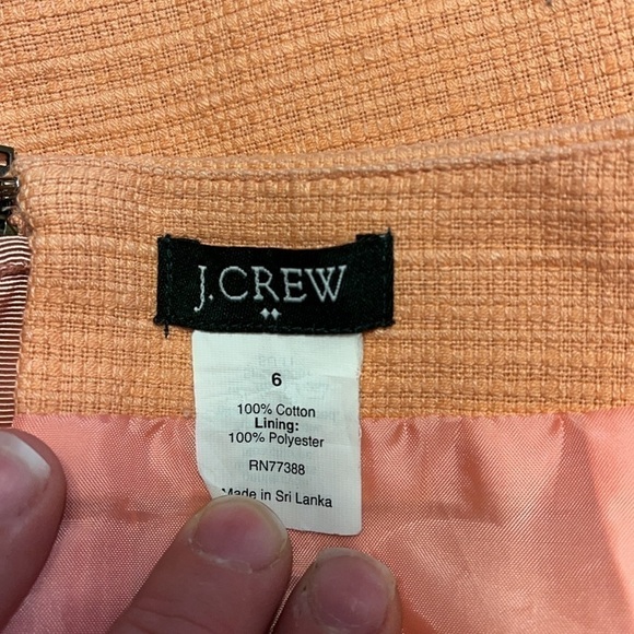 Beautiful Pink Textured J Crew Mini Skirt 6 - Picture 6 of 6